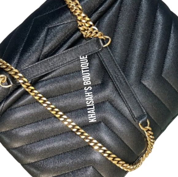 Extremely Rare!! YSL Saint Laurent LOULOU MEDIUM BAG MATELASSÉ Y GRAINED LEATHER - Picture 9 of 17